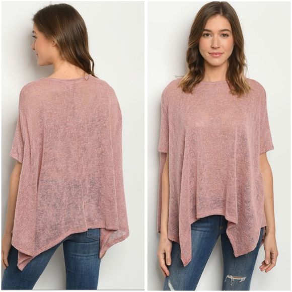 LilyandGypsy Tops - 🆕Mauve asymmetrical top